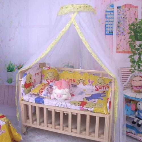 Hanging Dome Summer Baby Infant Mosquito Net Nursery Mosquito Net Bedding Crib Canopy Net Bedroom Decor