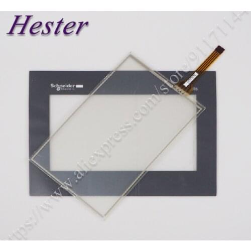 HMIGXO3501 Touch Screen Panel Digitizer Glass for Schneider HMIGXO3501 Touchpad with Front Overlay