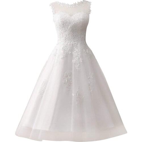 Shwaepepty Sleeveless Wedding Dresses