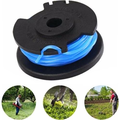 Grass Trimmer Line Strimmer Brushcutter Trimmer Nylon Rope Cord Line Long Round/Square Roll Grass Replacement Blue