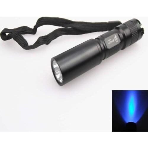 U-F C3 3W 2-Core 365nm UV LED Flashlight (1xAA/1x14500)