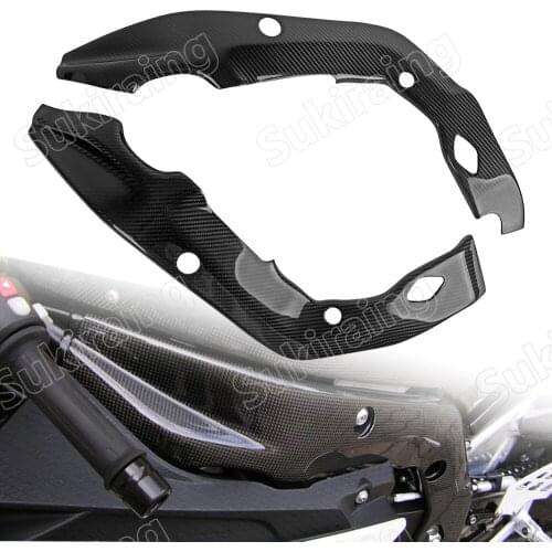 Real Carbon Fiber For BMW S1000RR 2009 2010-2014 S1000R 2014-2016 Motorcycle Frame Cover Fairing Case Side Frame Protection