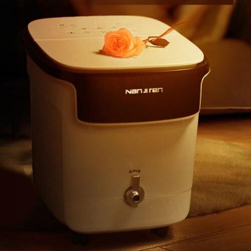 Intelligent temperature control, electric massage heated footbath, with lock universal wheel, automatic thermostatic footbath