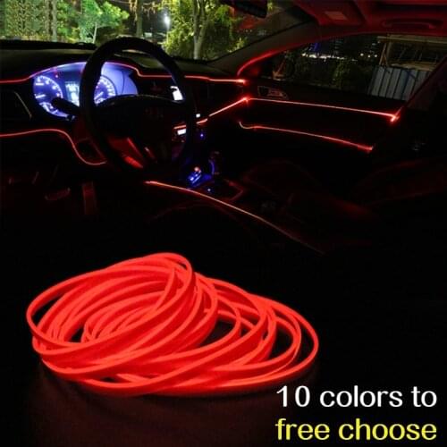 Car Interior Ambient Lights 10 Colors Cold Line Flexible Trim for Land Rover Range Rover Evoque Sport l320 Defender Discovery 4