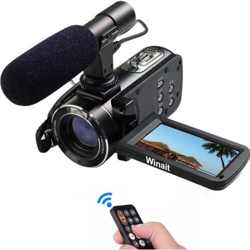 Winait 1080P Full HD Digital Video Camera Camcorder 24MP 16x digital Zoom 3.0" LCD Screen DV DVR