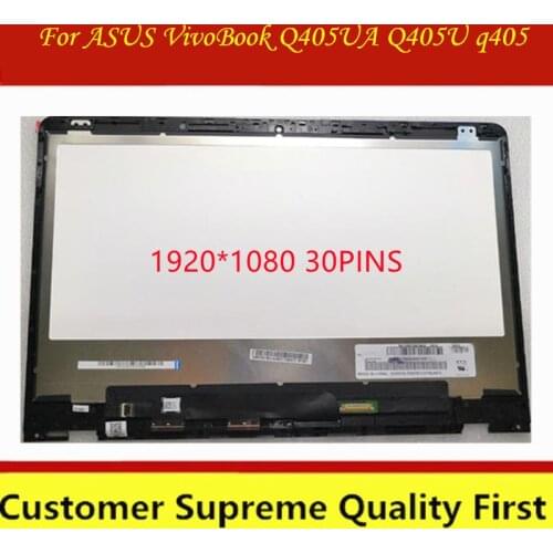 FHD LCD display N140HCE-EN1 B140HAN04.2 NV140FHM-N62 Touch Screen Digtizer Assembly For ASUS ZenBook Q405U q405 Series
