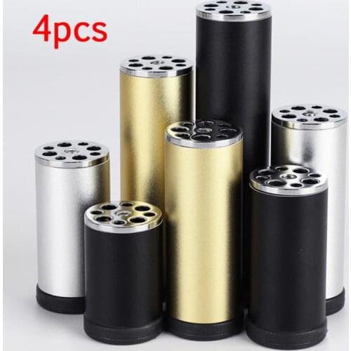4PCS Adjustable Height Aluminum Furniture Legs TV Stand Racks Cabinet Sofa Industrial Table Legs Foot Bathroom Kitchen Supports