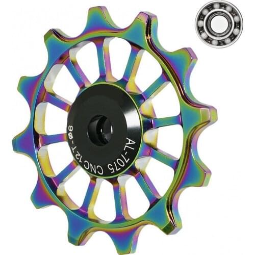 70% Hot Sale Mountain Bike Aluminum Alloy 12T Rear Derailleur Guide Wheel Cycling Accessory