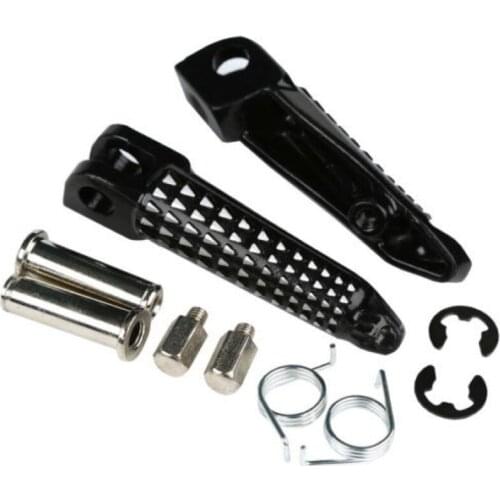 Aluminum Front Footrests Foot pegs For Kawasaki Ninja 650R(EX650) 2006-2013 ZX 6R 636 ZX10R ZX-10R 2003-2013 Motorcycle