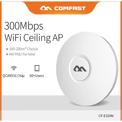 COMFAST 300Mbps Wireless Ceiling AP Wifi Router for Big Area Wifi Coverage Access Point AP Wi fi Signal Amplifier CF-E320N-V2