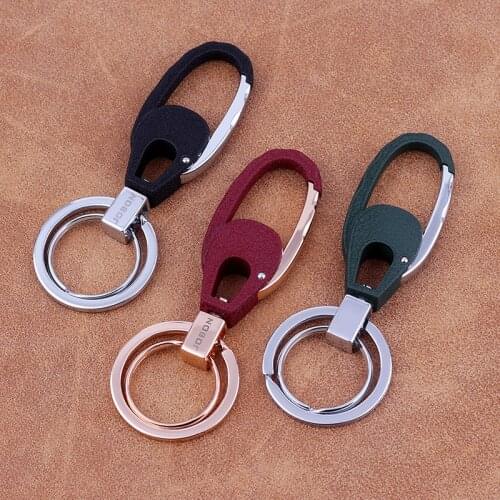 Car Key Chain Women Men Keychains Business High-Grade Key Ring Holder Buckle Pendant Jewelry Wholesale Dropshipping