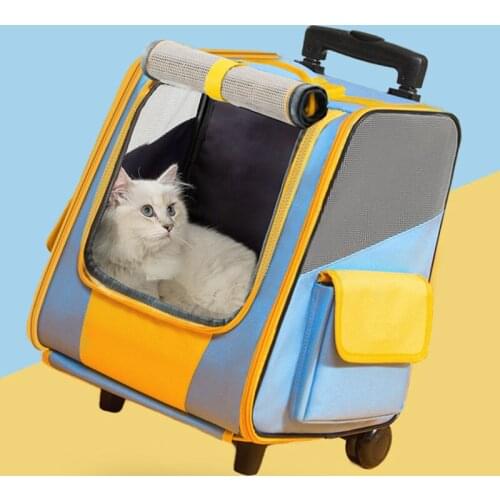 Cat Backpack Go Out Portable Pet Ventilation Large Space Large Capacity Backpacks Trolley Case Dog Cats Accessories Pet Articles