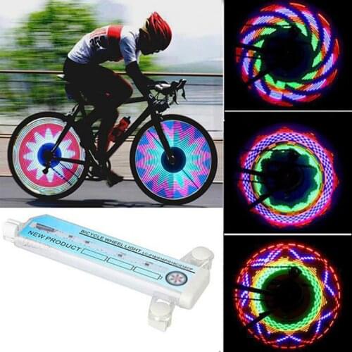 Colorful LED Bicycle Wheel Spoke Light Bike Tyre Tire Wheel Spoke Lamp Outdoor Cycling Accessories
