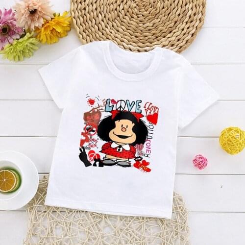 Boys Girls Cartoon Short Sleeve Summer Fashion Tops Tee Unisex Kids Tshirt 2-14 Years Children Mafada Printed Funny Baby T shirt