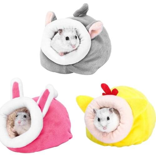 Small Pets Cotton Nest Hedgehog Hamster Bed Winter Warm Animal Portable Mini Cute House Mouse Rabbit Pet Tools