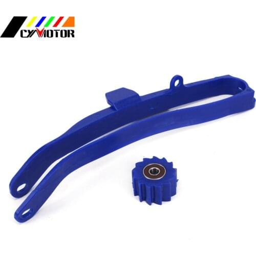 Blue Chain Guide Guad And Sprocket For YAMAHA WR250F 15-16 WR450F 16 YZ250F 09-17 YZ450F 09-17 WR YZ 250 450 F 250F 450F