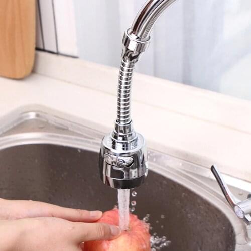 Modes 360 Rotatable Bubbler Water Saving High Pressure Nozzle Filter Tap Adapter Faucet Extender Bathroom Kitchen Accessories