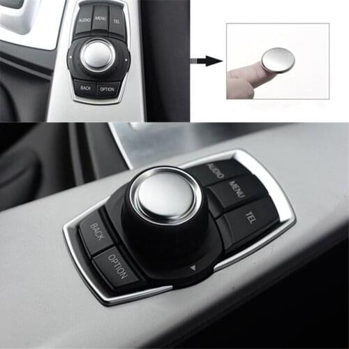 Fit For BMW Series 3 GT Series 1 2 3 4 Car Multimedia Button Cover Trim Sticker Car-covers Car-styling ABS