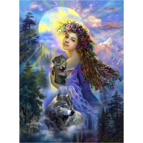 Needlework for embroidery DIY French DMC color High Quality - Counted Cross Stitch Kits 14 ct Oil painting - Dreamer