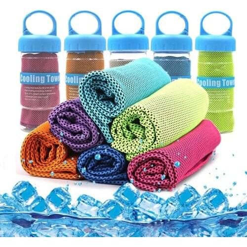 Sports Quick-Drying Cooling Towel Swimming Gym Travel Cycling Summer Cold Feeling Sport Towels To Take Carry 30*100cm