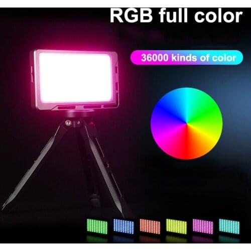 MAMEN RGB 1000~9000K Fill Light LED Studio Light With Tripod 4000 mAh Battery For Phone&Camera Photo Video Shooting Selfie Light