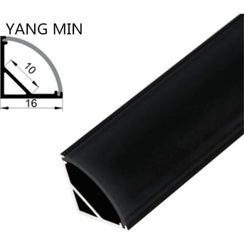 Free Shipping 50M/Lot 2M Triangle 45 Degree Angle Aluminum Profile for 5050 3528 5630 LED Strip Light Aluminum Channel