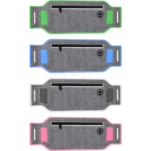 Ultra Thin Running Waist Pouch Belt Bag Lightweight Sport Pack for Men Women Cycling Hiking Mobile Phone Belt Waist Bag