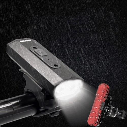 Bicycle Light USB Rechargeable Car Headlight Running Light Riding Flashlight