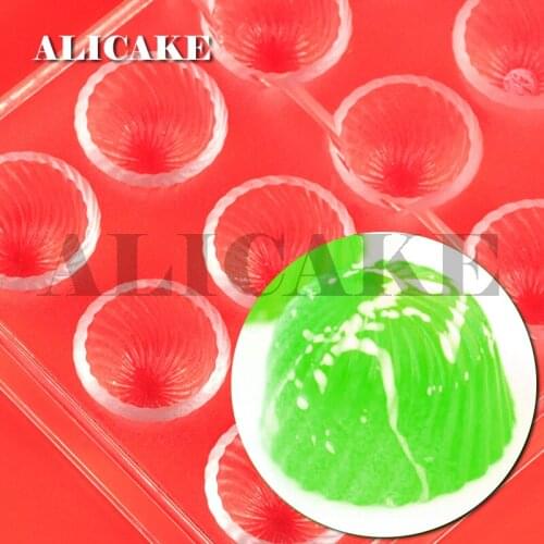 1-3pcs/set Polycarbonate Chocolate Moulds 21 Cavity Plastic Molds Form for Chocolate Mould Plastic Baking Pastry Bakeware Tools