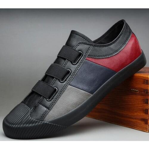 2020 Trend Men Leather Shoes Slip-on Casual Shoes Men Trend Shoes Comfortable Loafers Mens Flats Driving Shoes Men Moccasins