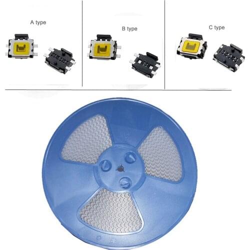5000pcs/coil 3.5*4.7mm ush Button Switch Micro Switch Tact Switch 3.5x4.7 mm TS-015A