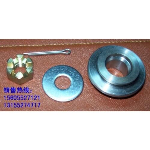 Free shipping with parts for Yamaha Hidea Parsun outboard motor 15 -20 HP propeller shaft nut + gasket + split pin