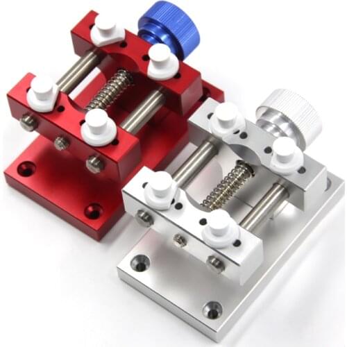 Stainless Steel Large Case Vise With Base Watch Holder for Watch Repair