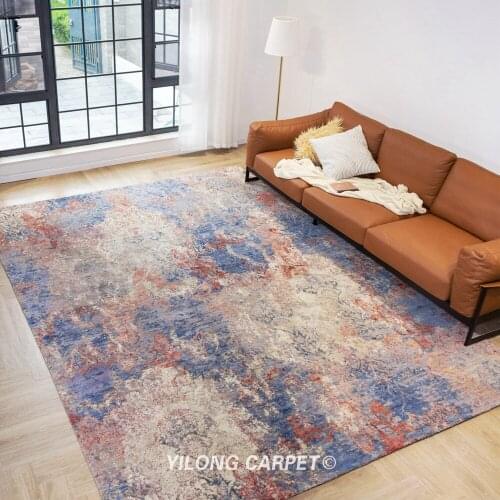 Yilong 9'x12' Oversize Handmade Wool Carpets Contemporary Luxurious Rugs (YLRugP676)