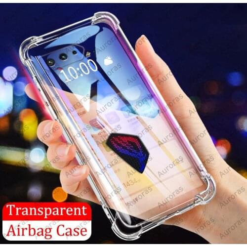 Auroras Case For Asus Rog Phone 5 Soft Silicone Luxury Clear Transparent Airbag Cover For ASUS Rog 5 Case