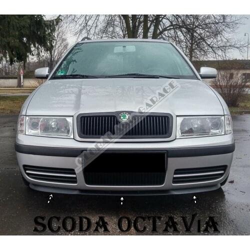 For SKODA OCTAVIA Mk1 Mk2 1u CUPRA R FRONT SPOILER BUMPER LIP Front Bumper Cup Chin Spoiler Lip Splitter Euro Universal Sport