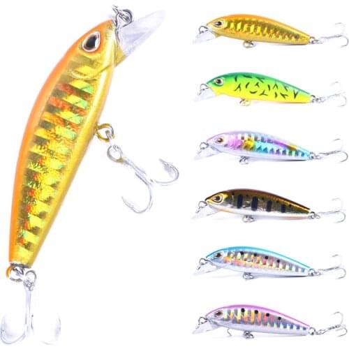 HENGJIA Sinking Minnow Fishing Bait 15.5cm-6.6g Hot Sale Fishing Lure Pesca Plastic Crank Bait Fishing Tackle