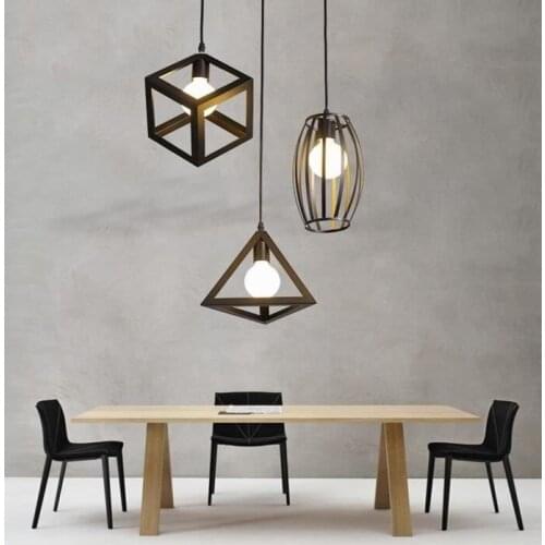 Chandelier Lighting Loft Kitchen Staircase Light Hotel Hall Interior Decor Hanging Lamp Villa Wrought Iron Pendant Lamp HWC