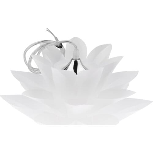 Lotus Chandelier Pendant Ceiling Lamp Shades Hanging Lights Lampshade White