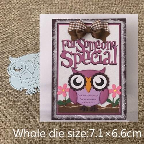 New Design Craft Metal Cutting Dies cut die new Cute owl decoration Scrapbooking Album Paper DIY Card Craft Embossing Die Cuts