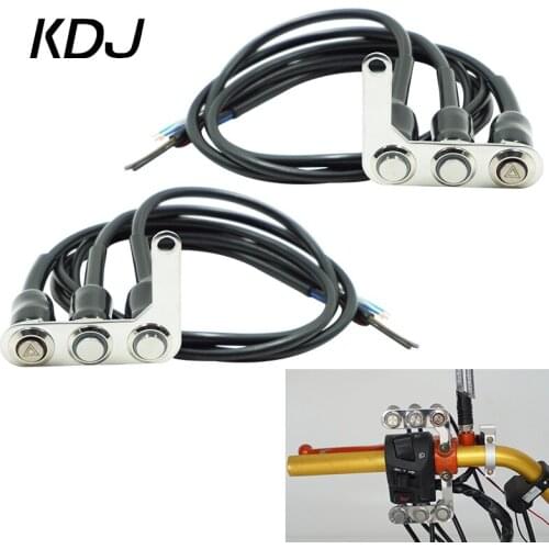 Motorcycle Switch Headlight Fog Light Horn Start Kill Warning light Switches Handlebar Adjustable Mount Waterproof ON/OFF Button