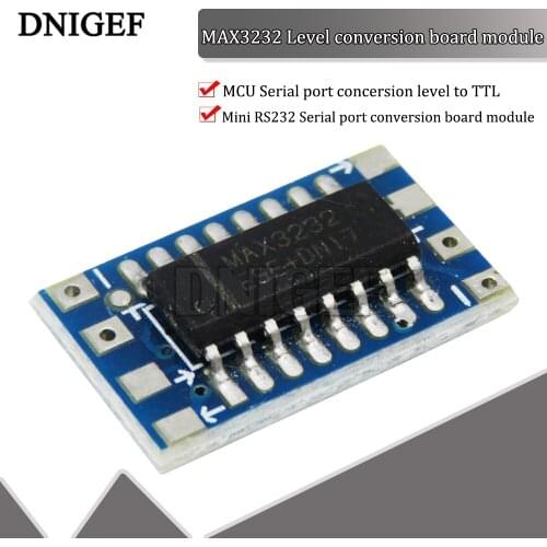 DNIGEF 1 PCS Mini RS232 MAX3232 Levels To TTL Level Converter Board Serial Converter Board