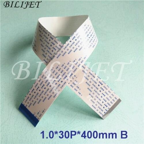 Thickness Konica KM512 printhead FFC flat data cable for JHF Vista Leopard printer 512 head cable (1.0X30PX400mm B)