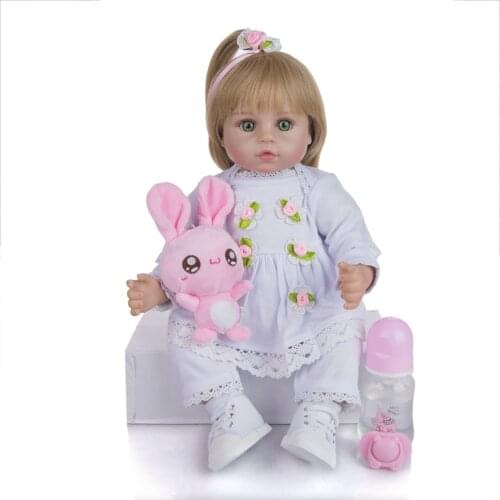 Manufacturers Direct Selling keiumi 18-Inch Reborn Baby Doll Reborn Baby Cloth Body Model Infant New Style