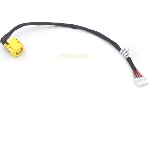 DC Power Jack with cable For Lenovo B590 B580 V580 V580A V580C laptop DC-IN Flex Cable 50.4TE08.031 50.4TE08.021