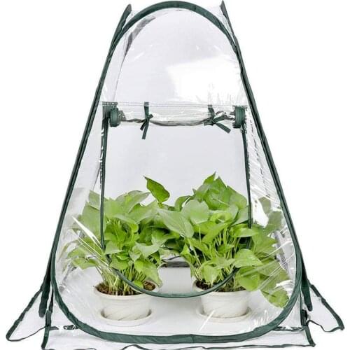 Garden Greenhouse Portable Folding Mini Transparent Greenhouses PVC Warm Room high-quality PVC Warm Garden set