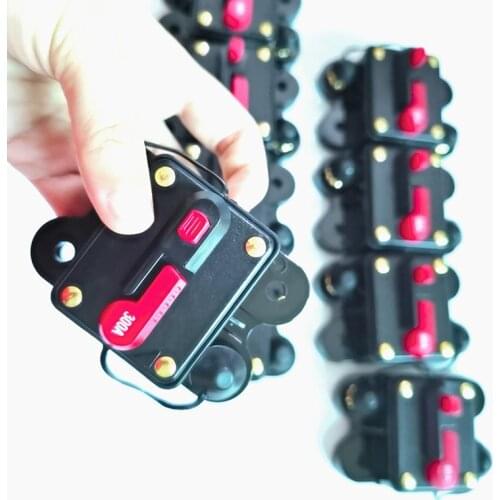 DC12V 24V 60A 80A 100A 150A 200A 250A 300A Home Solar System Waterproof Circuit Breaker Reset Fuse Inverter