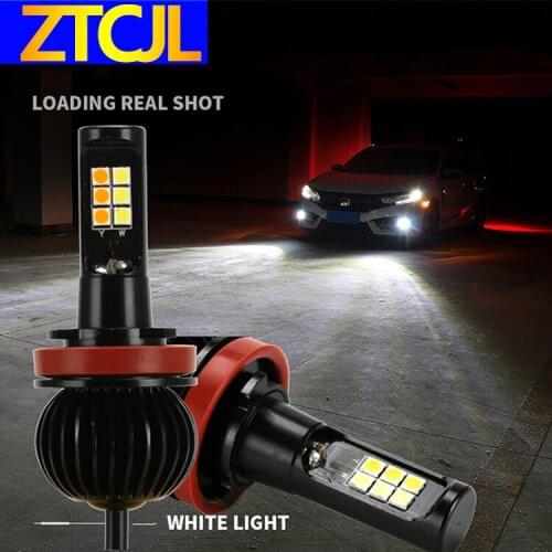 LED Front fog light bulbs LED lights white yellow blue ice red for Peugeot 107 108 208 301 308 508 206 207 407 2008 3008