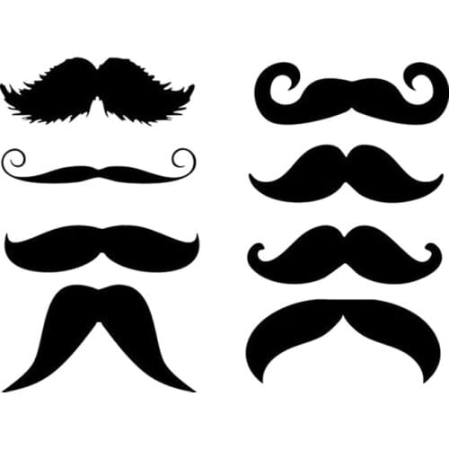 8pcs Mustache scrapbooking new arrival 2021 metal stencils for cutting Dies scrapbooking layering stencils