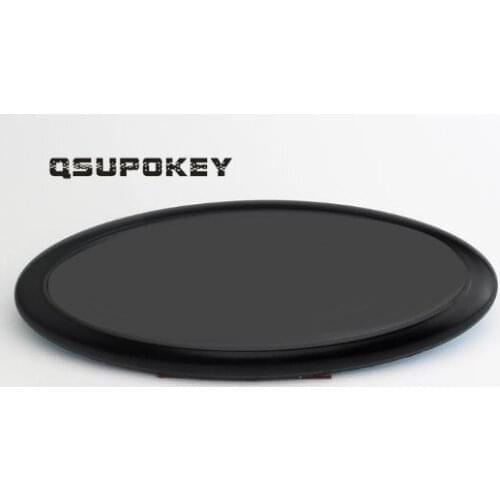 High Quality ALUMINIUM ORIGINAL BLACK BLUE CHROME OVAL FRONT GRILLE TAILGATE 9 INCH LOGO EMBLEM